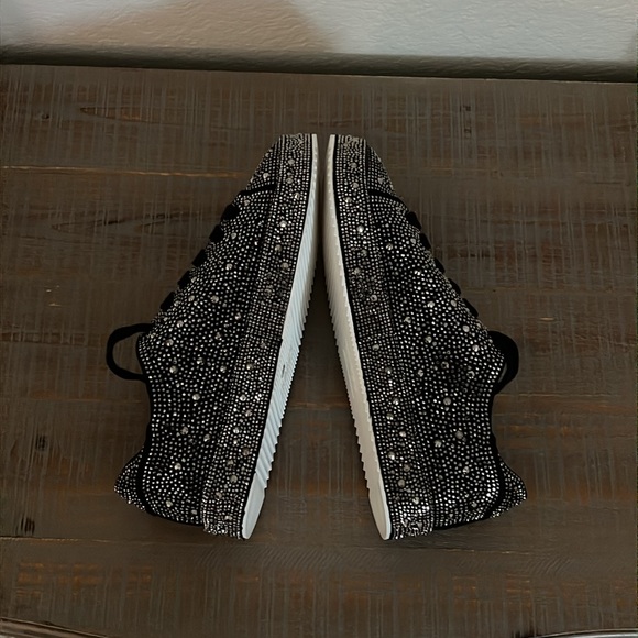 I.N.C Women's Lola Pewter Bling Sneakers - Picture 9 of 12